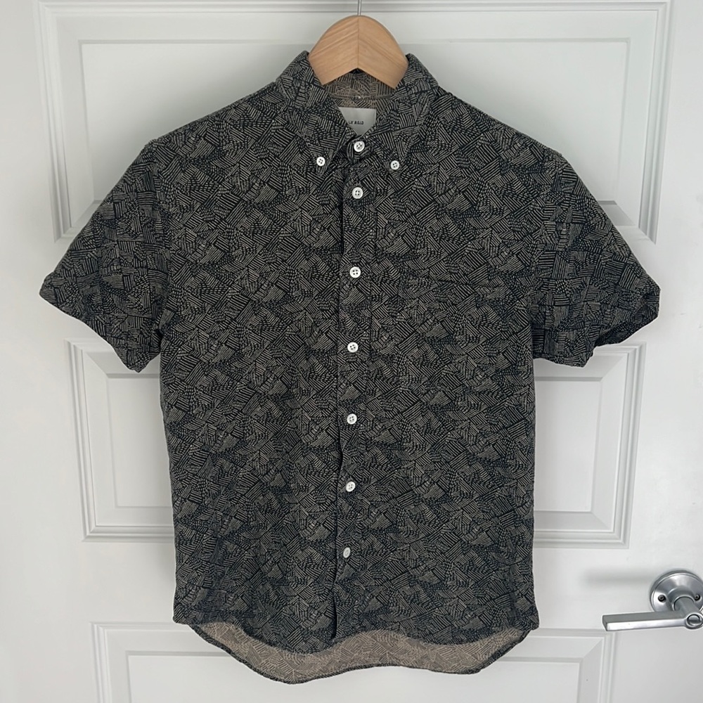 Billy Reid Men’s Short Sleeve Button Down Shirt